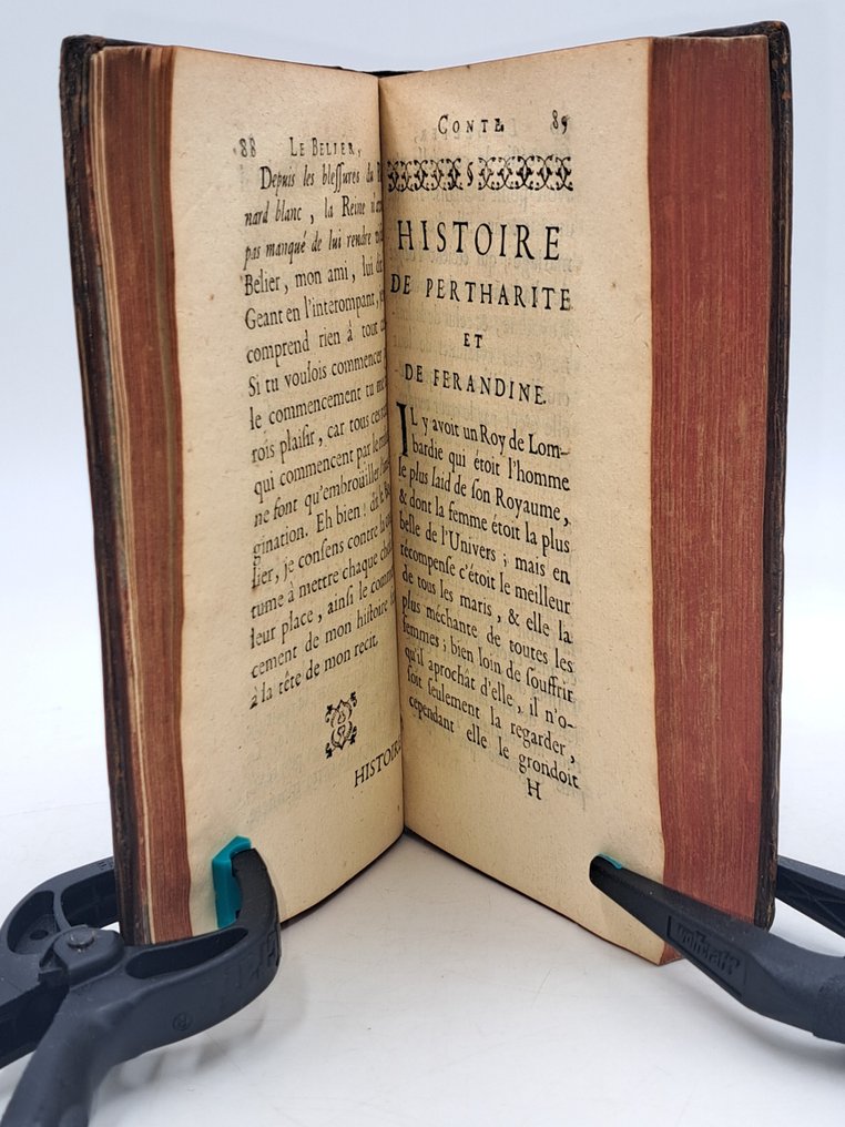 [XVIIIe CONTE] - Antoine Hamilton - Le Bélier, conte. [Suivi de:] Histoire de Fleur d'Épine, conte. - 1730 #4.3