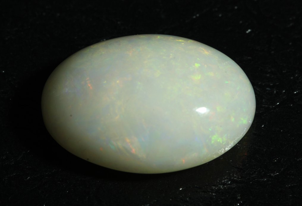 没有保留价 白色 蛋白石 - 24.21 ct - 西班牙宝石学院(IGE) - 色彩游戏 #1.0