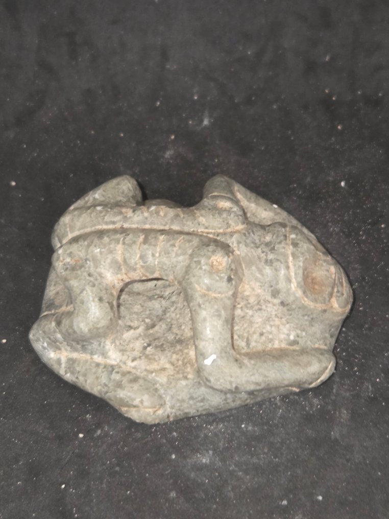 Πολιτισμός των Ταϊνό στις Μικρές και Μεγάλες Αντίλλες. πέτρα Στυλό τατουάζ ζωόμορφο. - 4 cm  (χωρίς τιμή ασφαλείας) #2.1