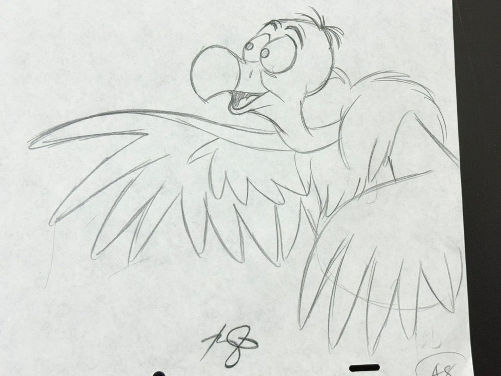 Walt Disney - Αρχικό Σχέδιο Κινουμένων Σχεδίων του αετού - Timon & Pumbaa (1995) #3.2