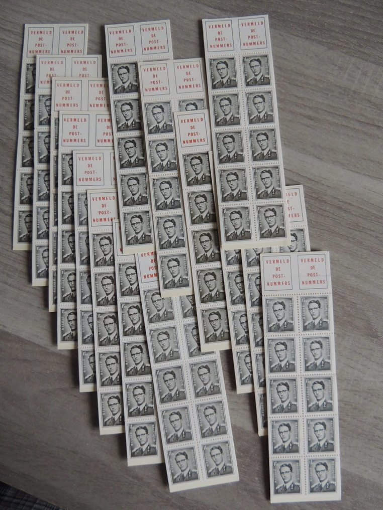Belgium - Lot of over 125 Marchand-type notebooks in a box. #3.2