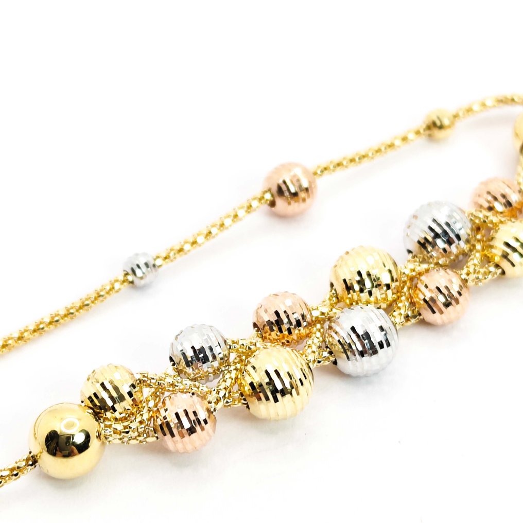Bracelet - 18 carats Or blanc, Or jaune, Or rose #4.3