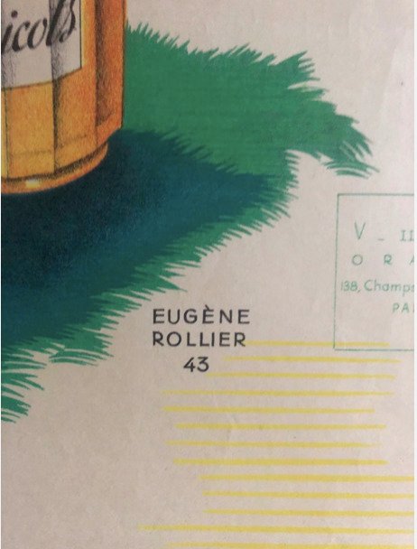 Eugène Rollier - Eugène  Rollier – Loterie nationale  - Affiche originale  - 1943 #1.0