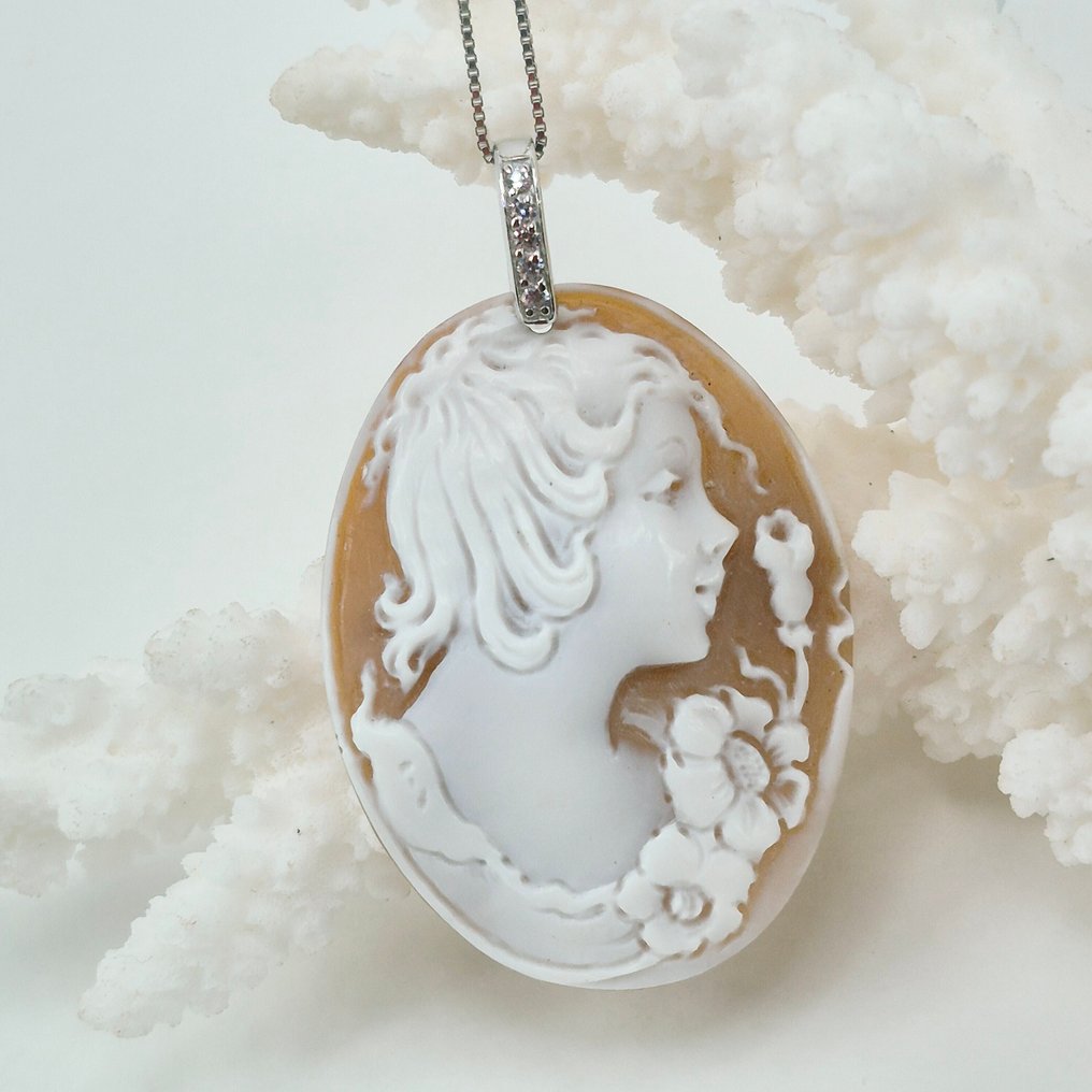 Argent - Camée - Camée incisé à la main #1.0