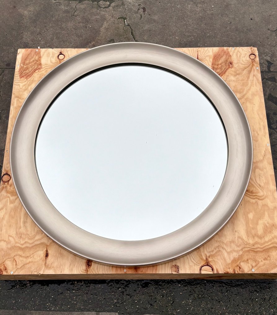 Artemide - Sergio Mazza - 鏡- 水仙花  - 鋼, 玻璃 - Tondo 直径 84 厘米 #1.0