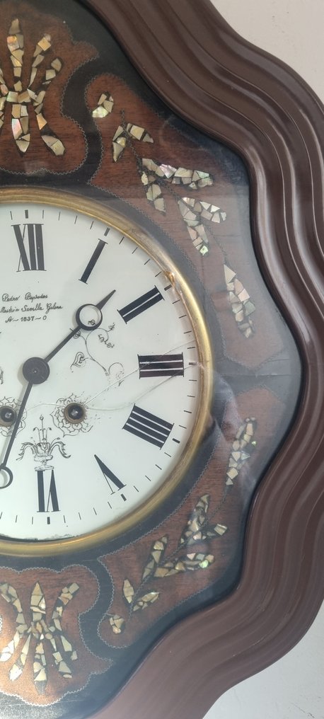 Oeil de boeuf óra -  Art Deco Fa - 1837 - Ossenoog spanyol kiadás #3.2