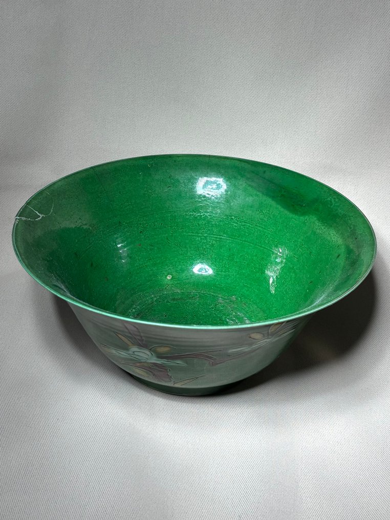 大碗“茄子”绿釉家族瓷 - Wannieck产地（无底价出售） - 瓷器 - 中國 - 清康熙（1662-1722） #2.1