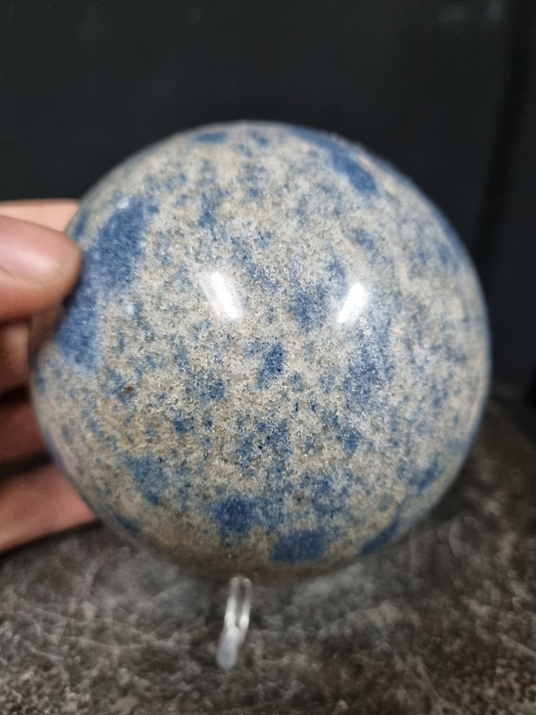 XL SPHERE - "K2" 碧玉 - 藍晶石 疗愈球体 - 高度: 91 mm- 1160 g #3.2