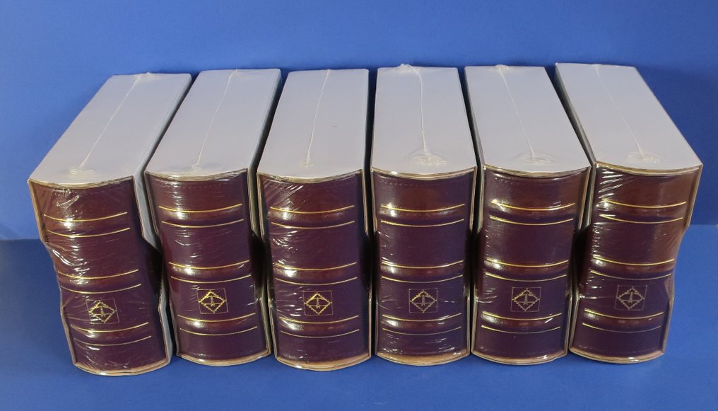 Ολλανδία  - 6 νέα Leuchtturm FDC/Γράμματα/ταξινομημένα άλμπουμ με αξία ταχυδρομείου, κόκκινο τύπου C6 με 50 #1.0