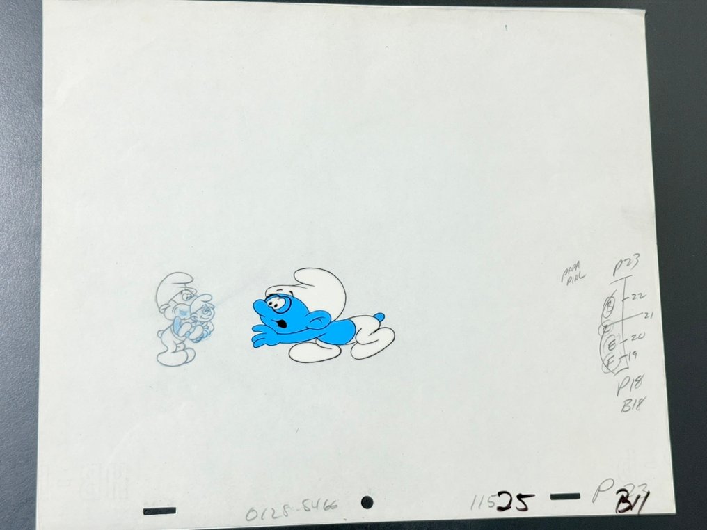 Hanna-Barbera - 原始动画原稿和绘图 - The Smurfs (1981) #1.0