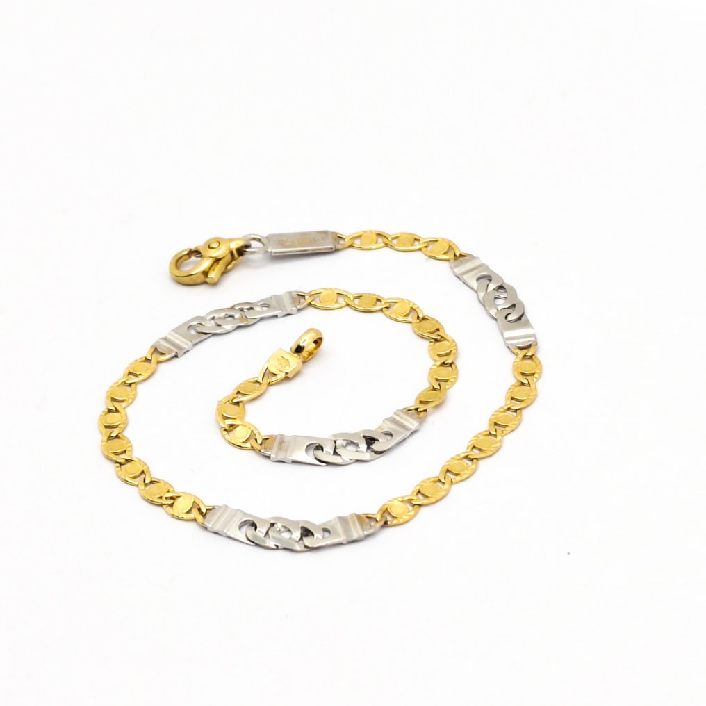Armband - 18 kt Gelbgold, Weißgold #1.0