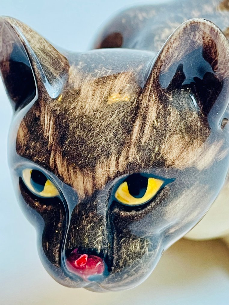 SylvaC - Statue, Felix - 27 cm - Craquelé-Glasur auf Bleibasis #1.0