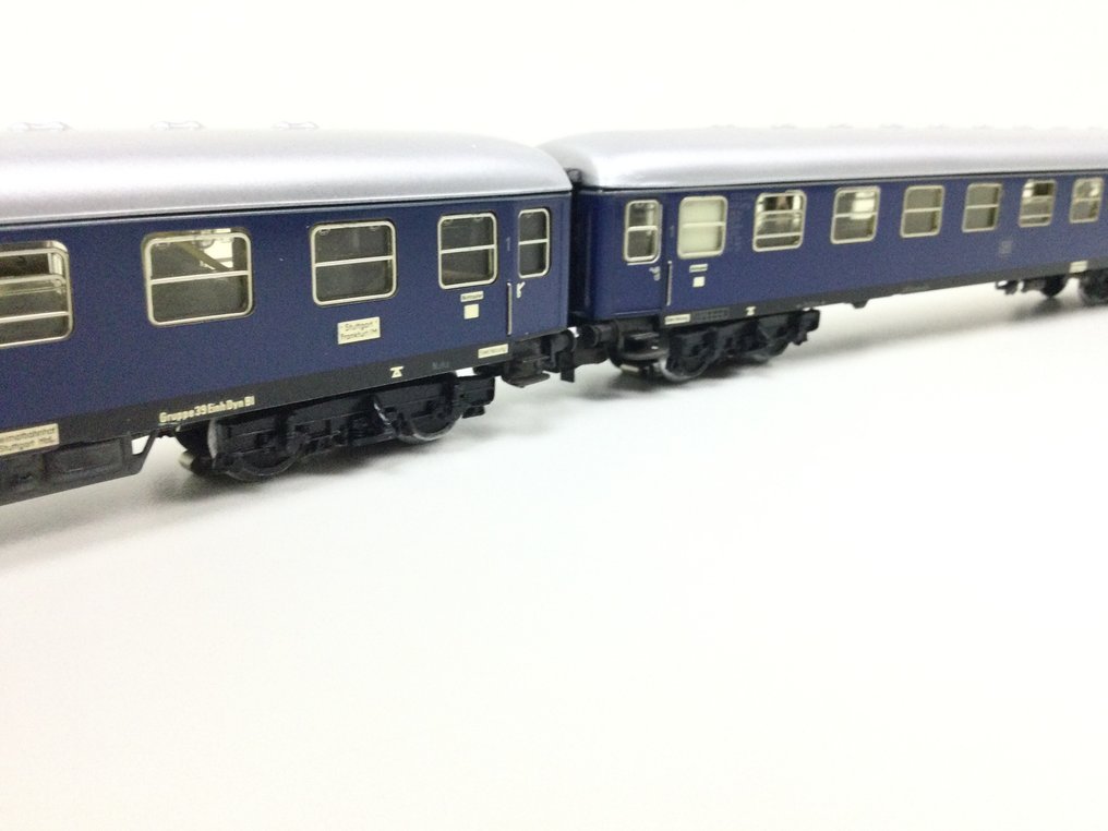 Märklin H0 - 4023/4024/4026/4027 - Επιβατικό τρένο μοντελισμού (5) - Πέντε βαγόνια D-Zug, όλα με εσωτερικό φωτισμό. - DB, DSG #2.1