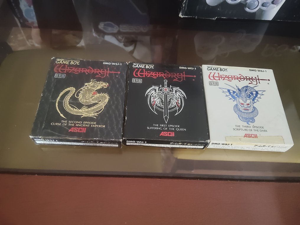 Nintendo - Gameboy Classic - Wizardry Gaiden I / II / III (Japanese) - Videospill - I original eske #1.0