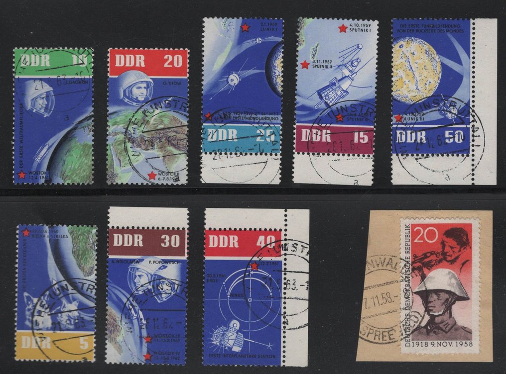 Λαοκρατική Δημοκρατία της Γερμανίας 1950/1963 - Μέρος Blockmarken και "Pappchinese" #3.2