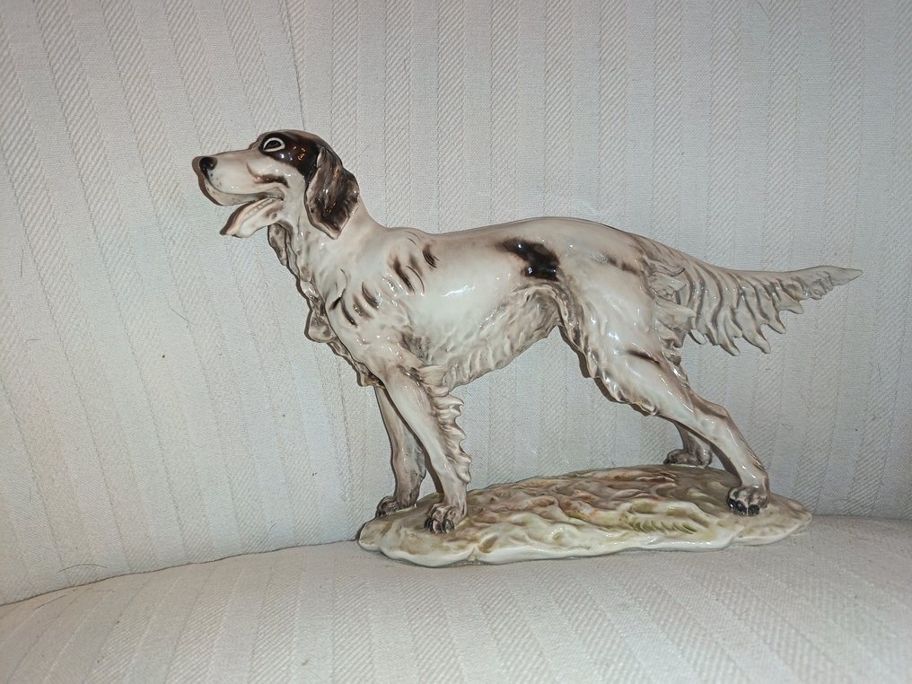 Cacciapuoti - Statue, Setter - 20 cm - Ceramic #1.0