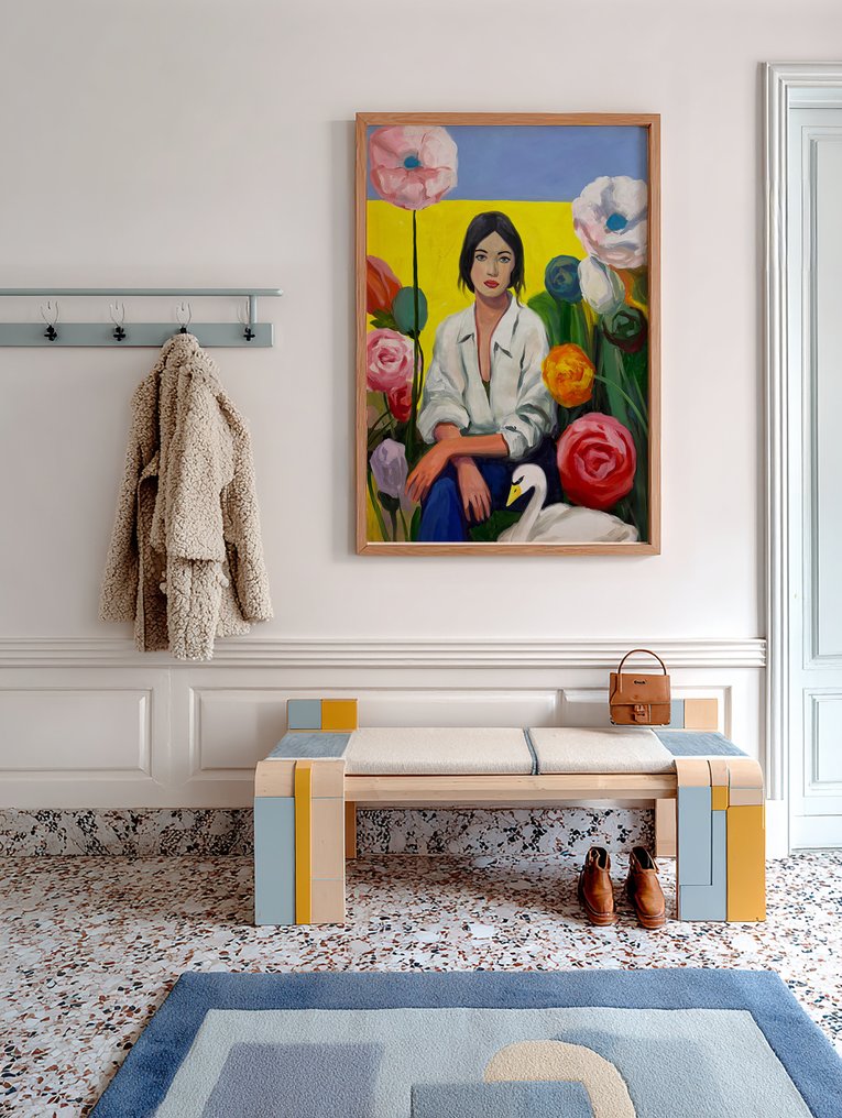 E. García - CHICA ENTRE FLORES XL (NO RESERVE) #4.3