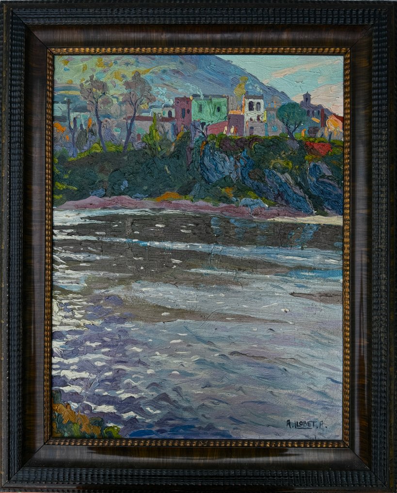 Antoni Llobet Aracil (1910–1983) - Paisaje costero mediterráneo #1.0