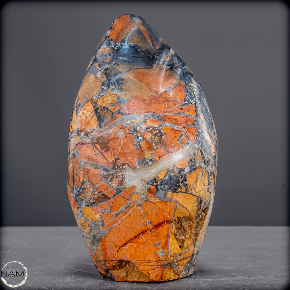 Seltener Picture Jasper aus Indonesien – Farbenpracht der Erde- 823.88 g #4.3