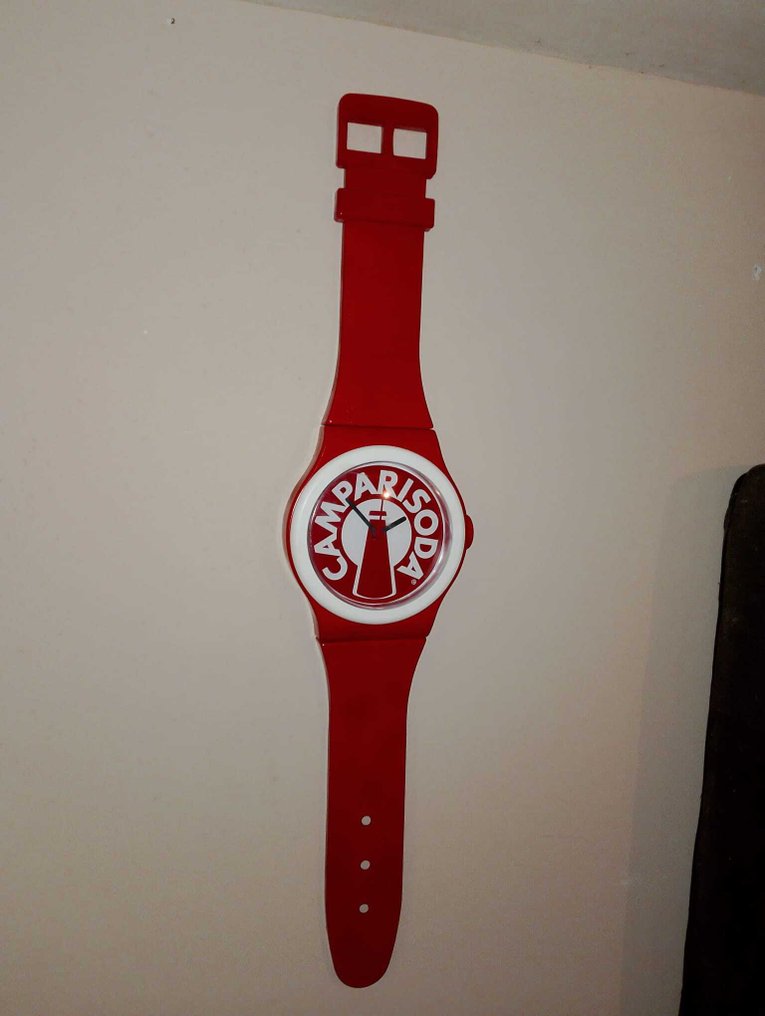 Campari壁挂钟 Maxi XXL型号1989 - 廣告牌 - 塑料 #3.2