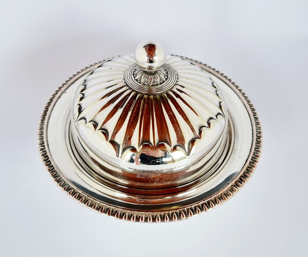 Πιάτο βουτύρου - Antique Devon Industria Argentina Silver Plated Butter Dish - Επάργυρο #3.2