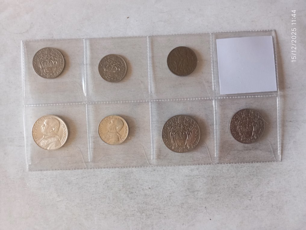 Βατικάνο. Pio XI. Serie completa 8 monete 1935 #2.1