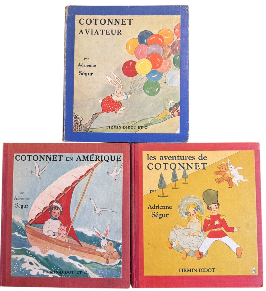 Adrienne Ségur - Trois livres pour enfants mettant en scène Cotonnet le lapin - 1930-1932 #1.0