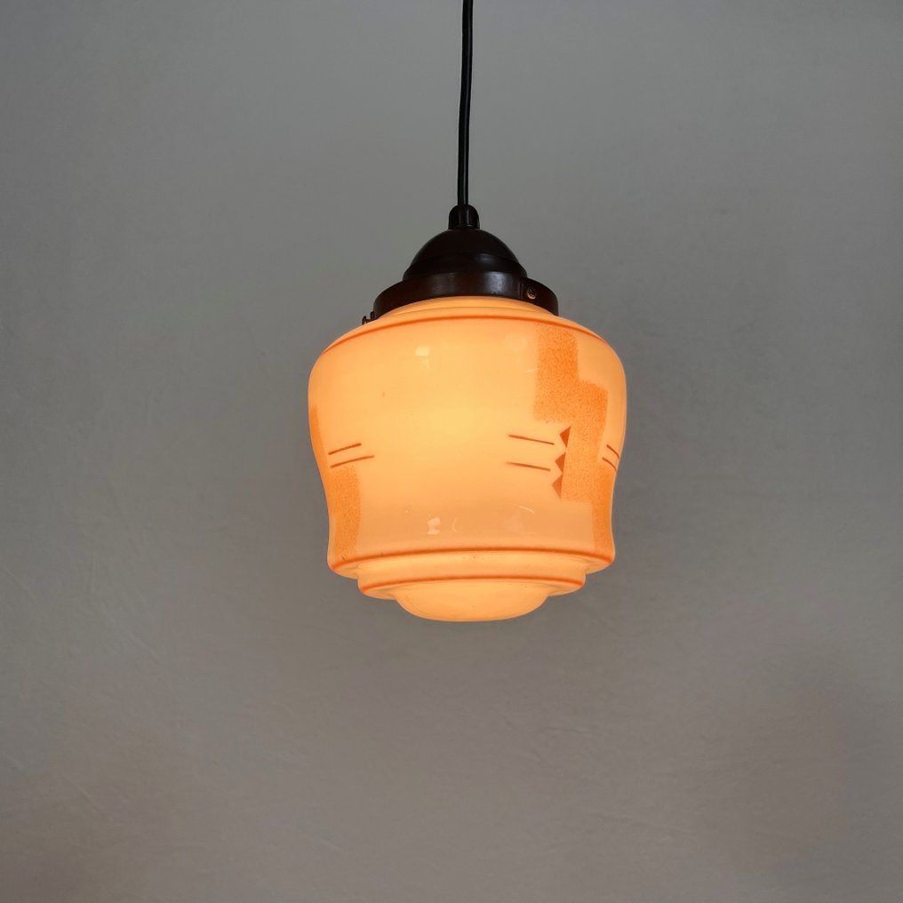 Candeeiro suspenso - Vidro, Baquelite #1.0