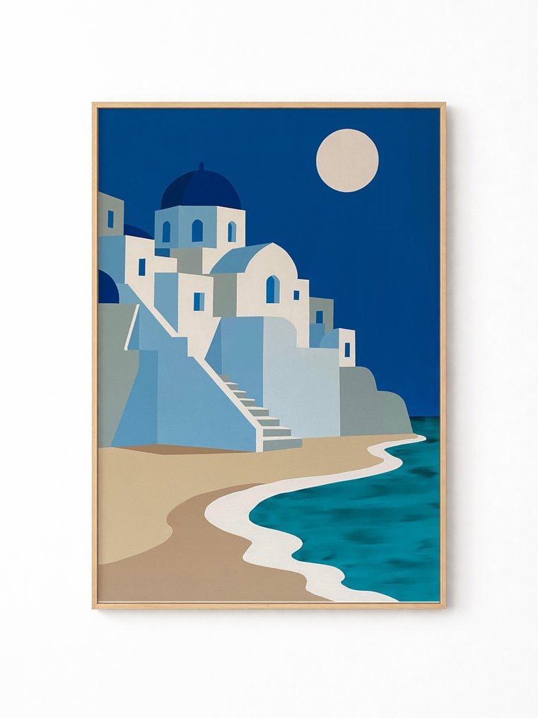 Nelson F. León - "La Orilla Azul" XL- (NO Reserve) #1.0