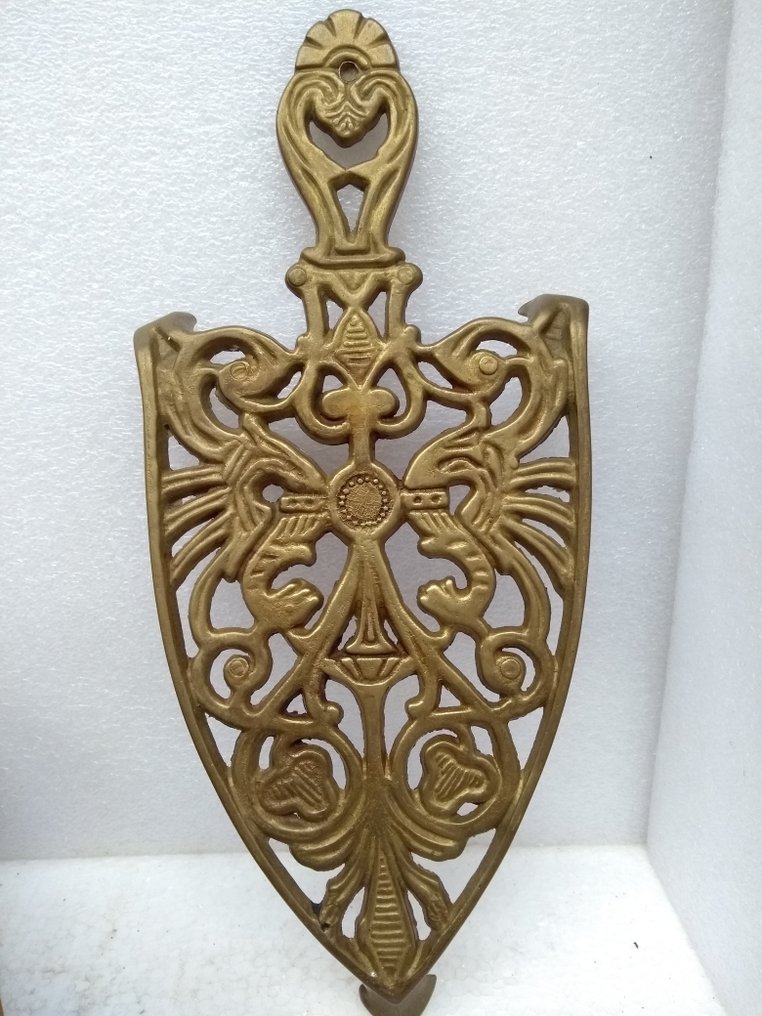 mit Messingständer - Strykejern (2) - Messing, Tre - kullbrenner #1.0