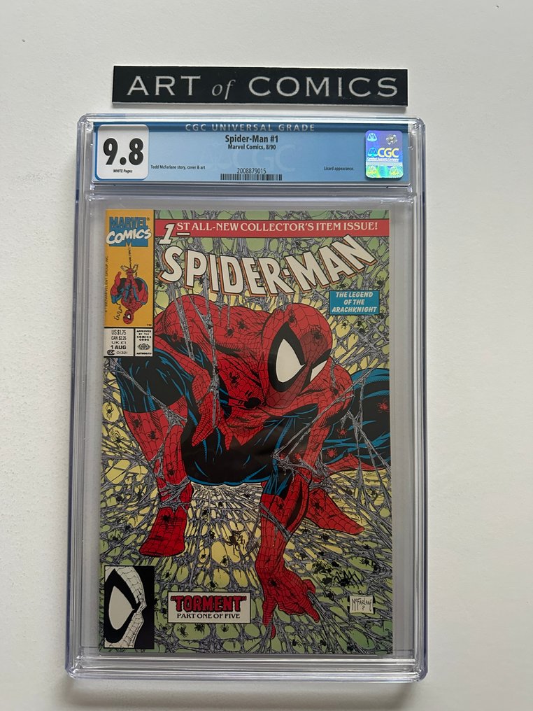 Spider-Man (Vol. 1) #1 - Regular Cover - CGC 9.8 - Lizard appearance - 1 Graded comic - Πρώτη έκδοση - 1990 #1.0