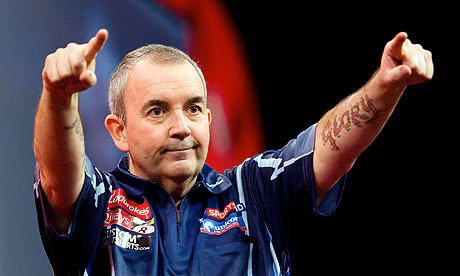 PDC World Darts Championship - Phil Taylor - 签名终极卡 - 装裱拼贴画 - 无 rp 价格!! #2.1