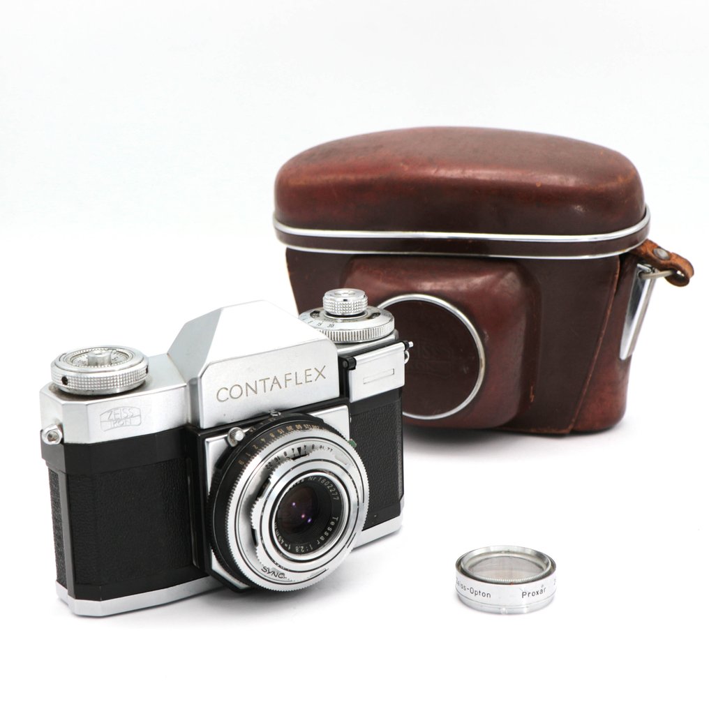 Zeiss Ikon Contaflex + Carl Zeiss Tessar 2,8/45mm | Spiegelreflexkamera (SLR) #1.0