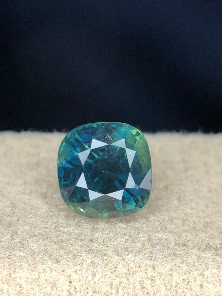 沒有保留價 - 1 pcs  藍色, 綠色 藍寶石  - 1.46 ct - 國際有色寶石協會 (ICA GemLab) - 令人惊叹的作品#74 #1.0