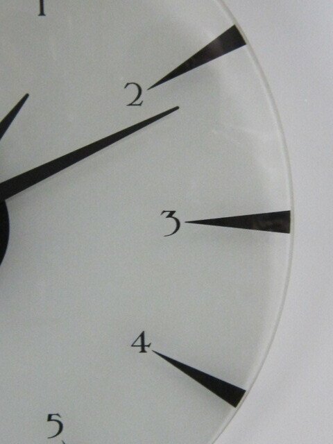 Seinäkello -  Nykyaikainen Lasi - 1980-1990, 1990-2000 #4.3