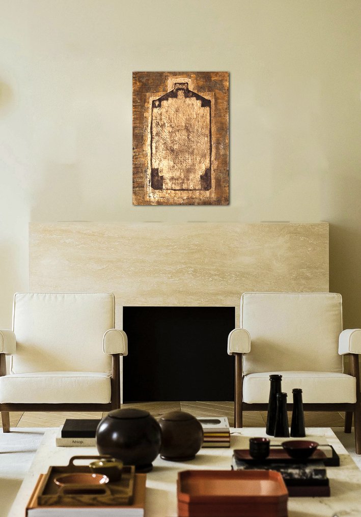 Fran Gonzalez 1959 (Contemporary Gilding) - Las Columnas del Templo #2.1