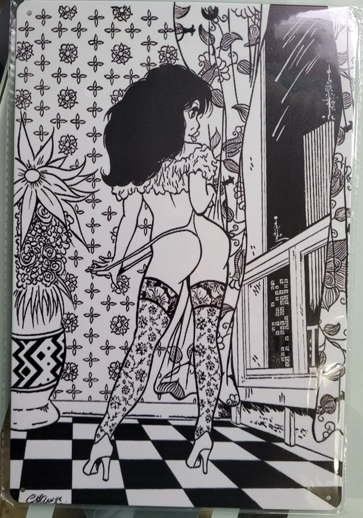 Pinup de la BD - 9 Πλάκες από λαμαρίνα. #4.3