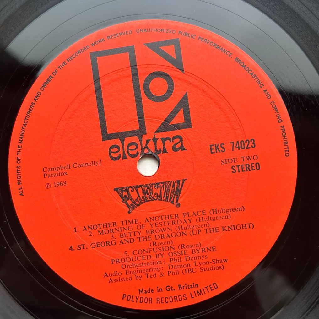 Election - Election - Disc vinil single - 1968 #4.3