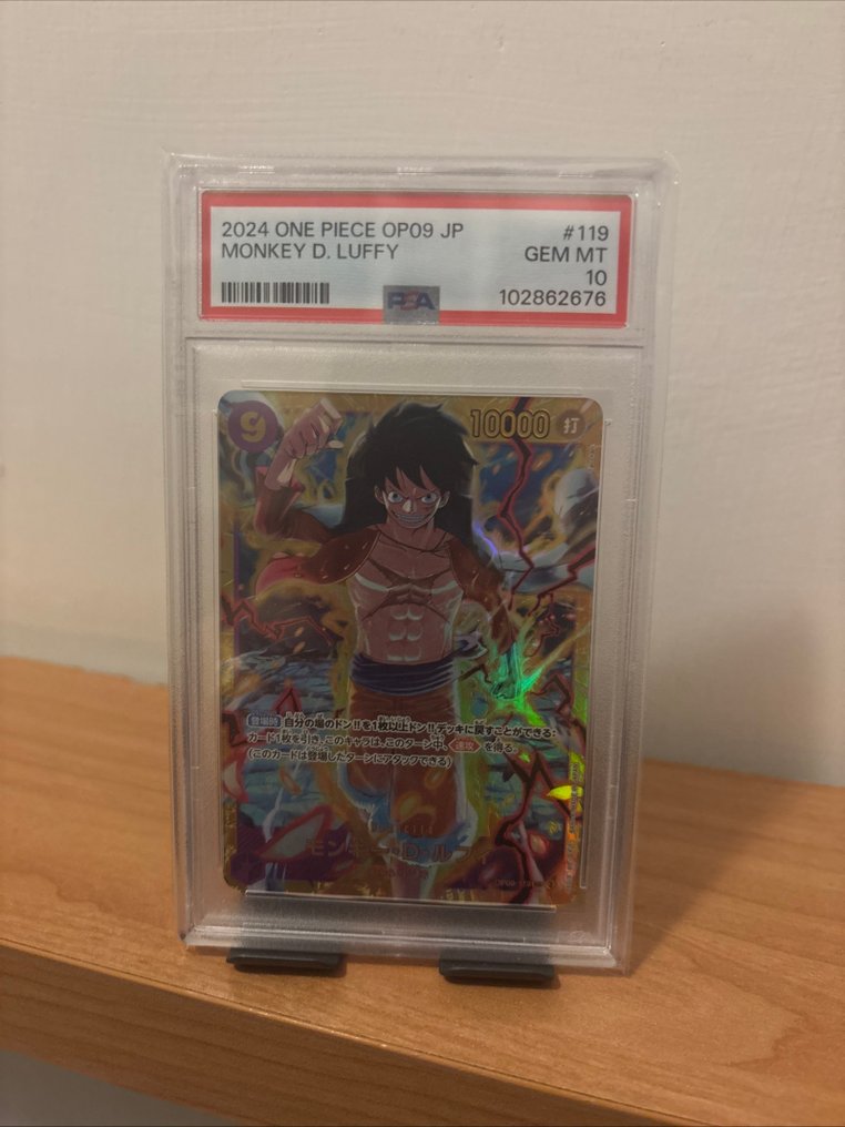 One Piece Graded card - One Piece - Monkey D. Luffy #119 Foil - PSA 10 #1.0