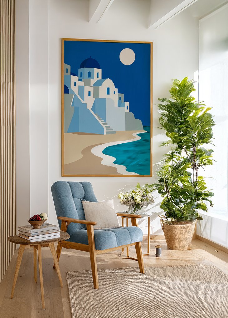 Nelson F. León - "La Orilla Azul" XL- (NO Reserve) #2.1