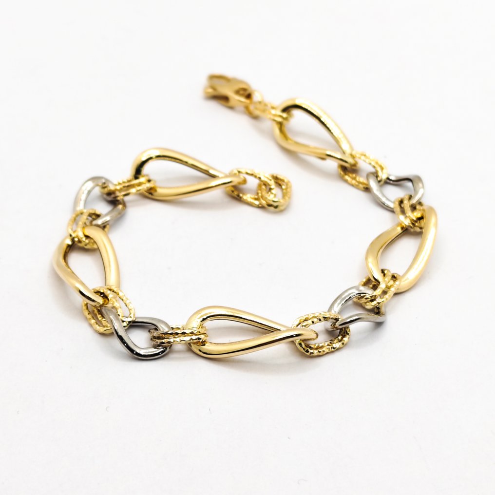 Armband - 18 kt Weißgold, Gelbgold #1.0