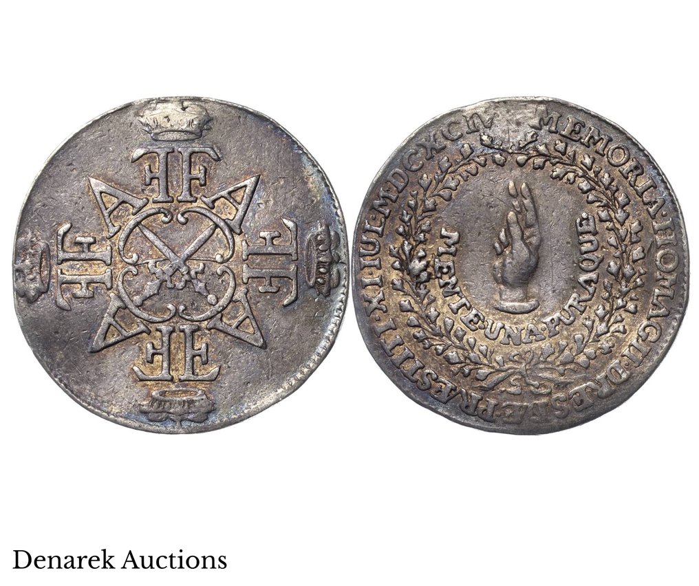 Itävalta. Friedrich August I, the Strong, (1694–1733). Double Ducat 1694 - Very Rare #1.0