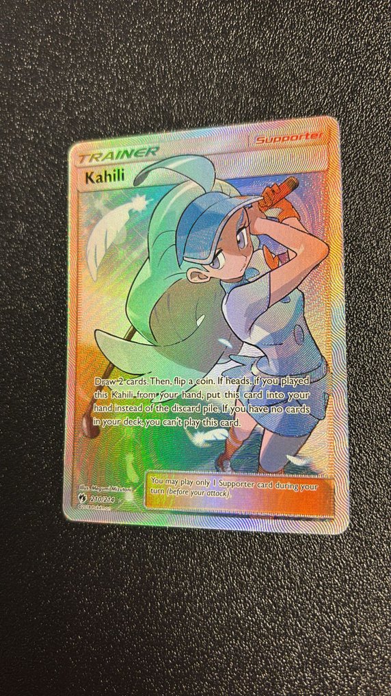 Pokémon - 1 Card - Kahili 220/236 Πλήρης τέχνη - Sun & Moon - Lost Thunder #1.0