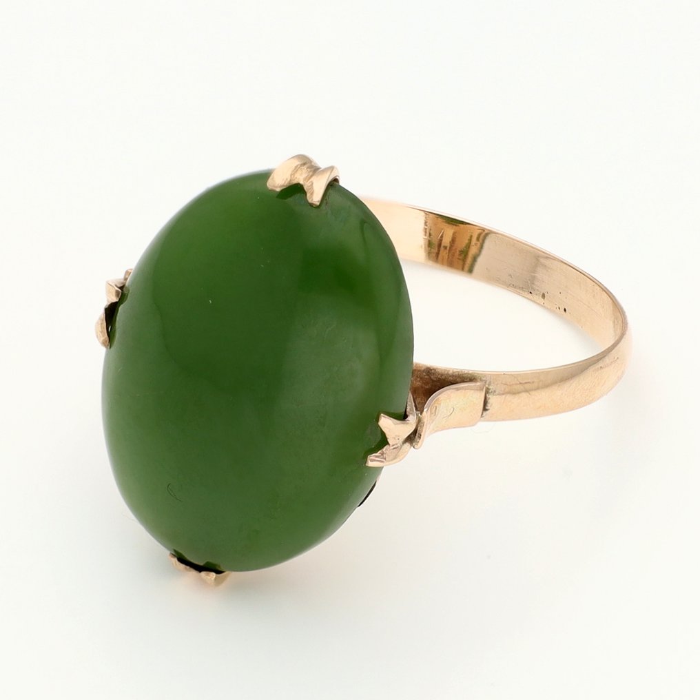 χωρίς τιμή ασφαλείας - Δαχτυλίδι - 8 καράτια Ροζ χρυσό - Chrysopraas #1.0