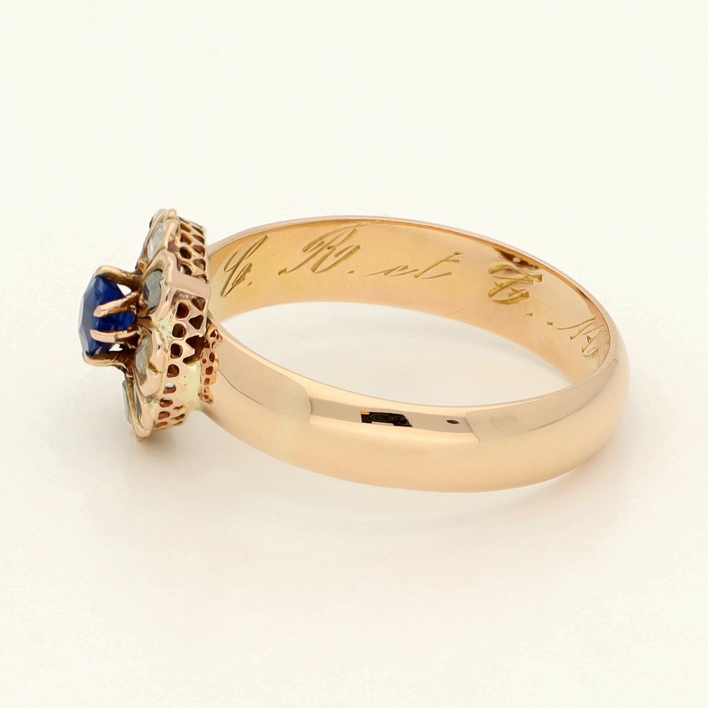 Ring - 18 kraat Gulguld - Diamant #2.1