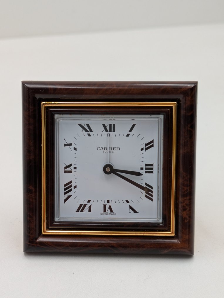Bordsklocka, Väckarklocka - Cartier - - Guldbelagt - 1990-2000 #2.1