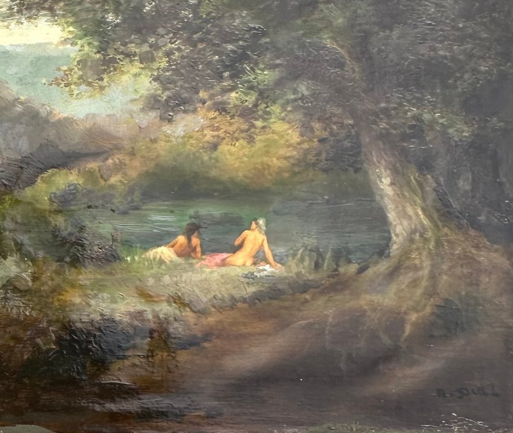 Narciso Ulisse Diaz (1807-1876), follower of - Nude Bathers #4.3