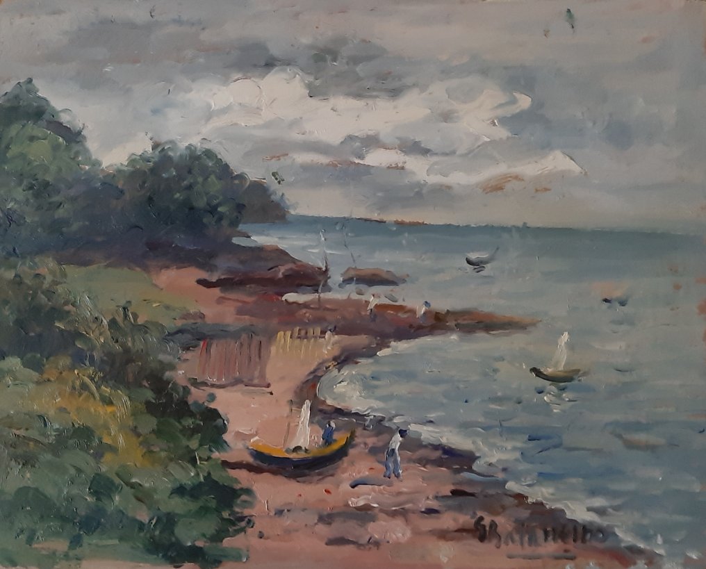 Giovanni Balansino (1912-1986) - La mareggiata #1.0