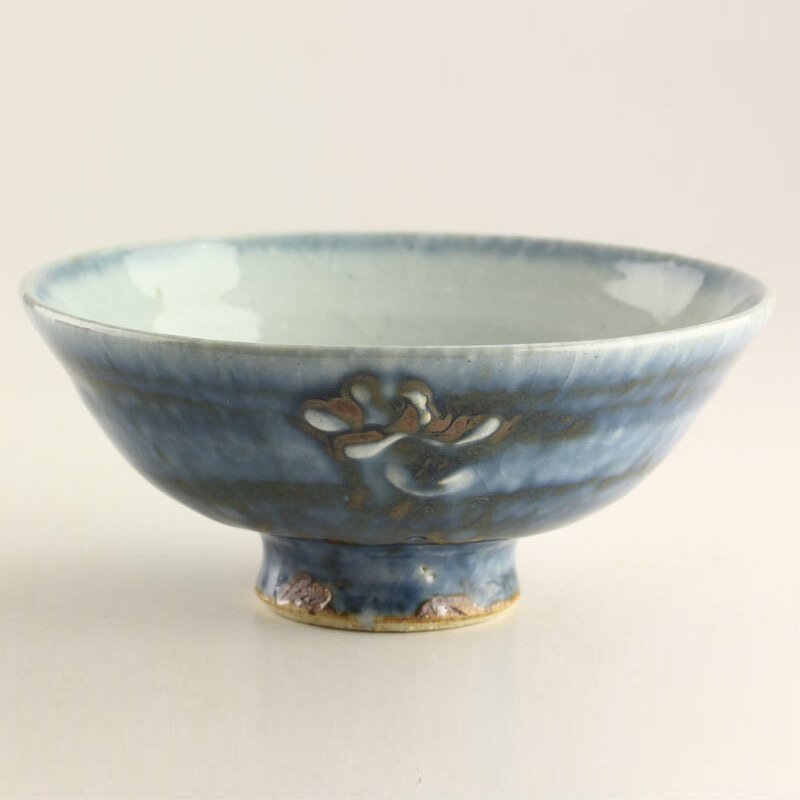 钴蓝釉高须（茶碗）——宫崎盛明 - 陶瓷 - Miyazaki Moriaki / 宮崎守旦 (1947 — 2023) - 日本 - 平成時期（1989年至今） #1.0