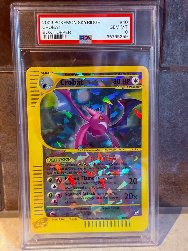 Pokémon - 1 Graded card - Crobat 10 促销卡, 压膜, 限量版 - PSA 10 - Various sets #1.0